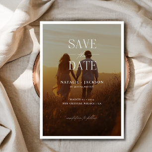 Reserve A Data Foto de Sobreposição de Casamento Elegante de Cali