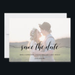 Reserve A Data Foto desbotada de casamento com script de caligraf<br><div class="desc">Design moderno e elegante imprimiu Calliografia Faux Vellum Efeito Foto Casamento Salve o Cartão de Data que pode ser personalizado com seu texto. Clique no botão "Personalizar" e use nossa ferramenta design para modificar este modelo. Veja a Design de Arte Gráfica para outros produtos que combinam com este design!</div>