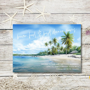 Reserve A Data Foto Divertida de Casamento na Praia para Salvar a