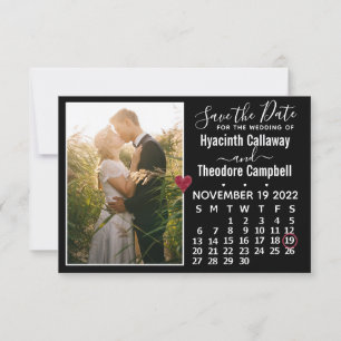 Reserve A Data Foto do calendário de casamento de novembro de 202