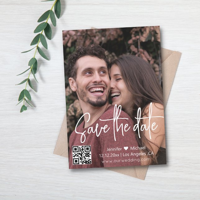 Reserve A Data foto do código qr do script moderno (Criador carregado)