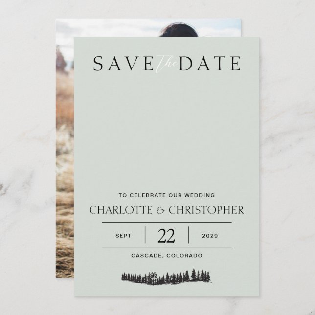 Reserve A Data Foto do Forest Vibes (Frente/Verso)