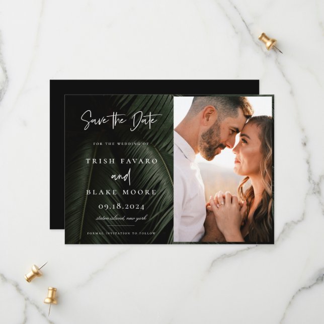 Reserve A Data Foto dos Trópicos Moody (Frente/Verso In Situ)