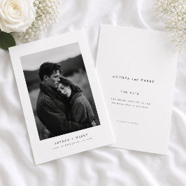 Reserve A Data Foto Editorial Moderna de Casamento Serif Save the