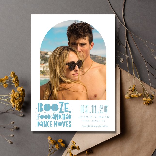 Reserve A Data Foto Engraçada De Praia Salva A Data (Criador carregado)