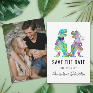 Reserve A Data Foto engraçada de retrato de casamento com tema de