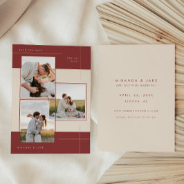 Reserve A Data Foto Geométrica Moderna Bege Borgonha Inline 3