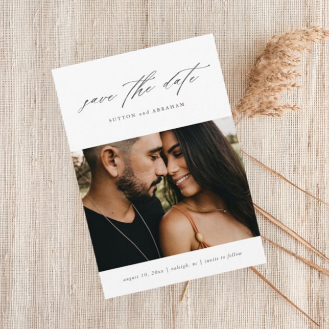 Reserve A Data Foto mínima de script (Criador carregado)