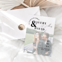 Foto Mínima Foto Moderna Simples Casamento