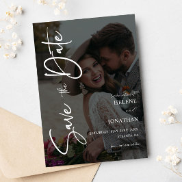 Reserve A Data Foto minimalista elegante