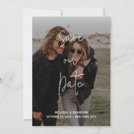 Reserve A Data Foto Moderna Casamento Dourado de Script Pink Chic