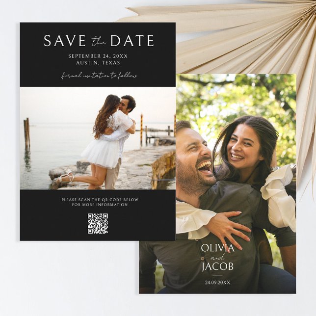 Reserve A Data Foto Moderna Casamento Salve a Data (Criador carregado)