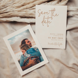 Reserve A Data Foto Moderna Minimalista do Casamento Terrestre