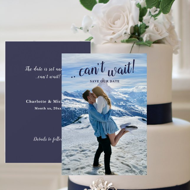 Reserve A Data Foto para salvar o Noivado de casamento de data (Criador carregado)