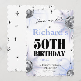 Reserve A Data foto personalizada comemorativa 50º aniversário
