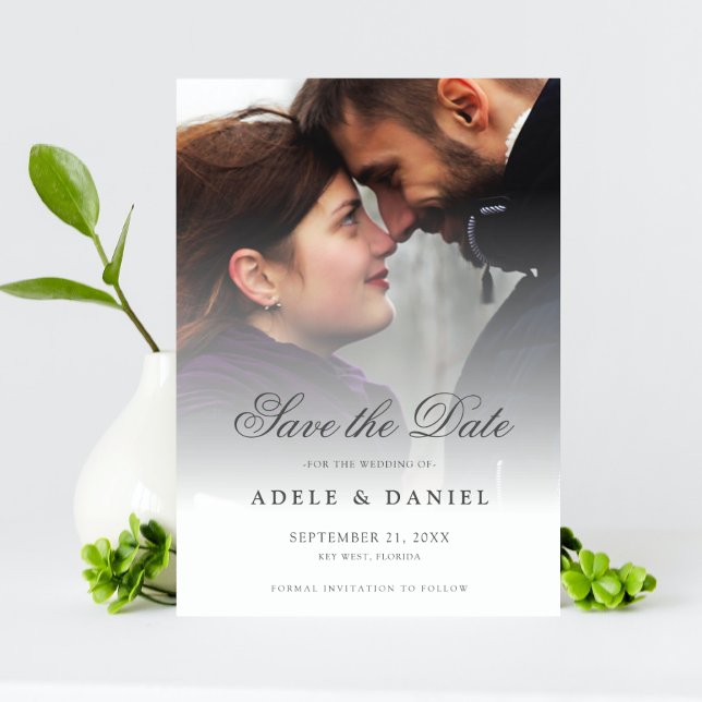 Reserve A Data Foto personalizada de script legante Salvar o casa (Criador carregado)
