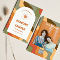 Foto: Rainbow Wavy Groovy Salve a Data Qr Code