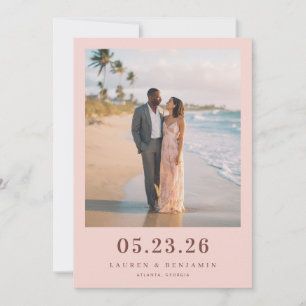 Reserve A Data Foto Romântica de Praia com Tons Pastéis