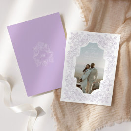 Reserve A Data Foto Romântica Vitoriana Roxa Pastel Regência