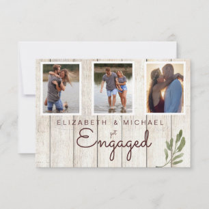 Reserve A Data Foto: Simple Wood Rustic Modern Noivado