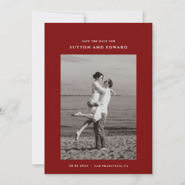 Reserve A Data Foto única muito minimalista