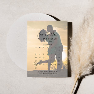 Reserve A Data Fotografia de caligrafia Salvar o Calendário de D