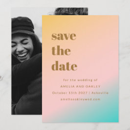 Reserve A Data Fotografia de casamento com tipografia ousada em g