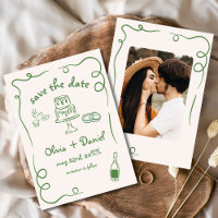 Fotografia de casamento desenhada à mão com capric