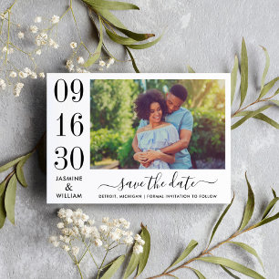 Reserve A Data Fotografia de casamento preto e branco com elegânc