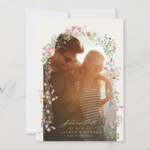 Reserve A Data fotografia de casamento romântica da primavera do