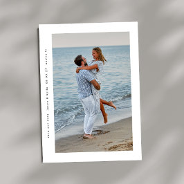 Reserve A Data fotografia de quadro 2 simples e moderna