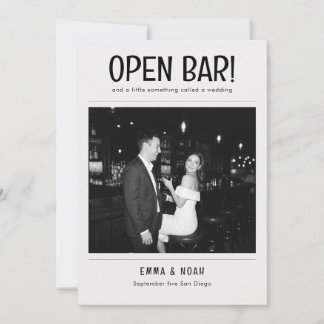 Reserve A Data Fotografia Divertida de Bar Aberto de Casamento An