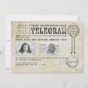 Reserve A Data Fotos da Infância Engraçadas   Salvar o Telegrama 
