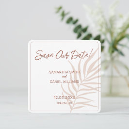 Reserve A Data Fotos de Casamento Boho Minimalista