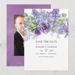 Reserve A Data Fotos de Casamento com Suculentas de Eucalipto Tro