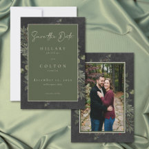 Fotos de Casamento de Inverno Elegantes com Pinhei