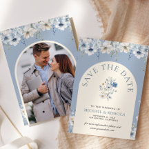 Fotos de Casamento em Azul Desbotado Boho com Flor