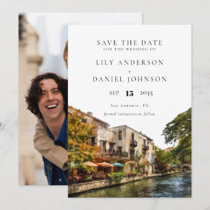 Reserve A Data Fotos em Aquarela de Casamento em San Antonio