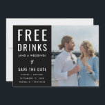 Reserve A Data Fotos engraçadas de bebidas grátis Código Qr Casam<br><div class="desc">Convites modernos engraçados de bebidas grátis Código Qr Casamento Save the Date. Convites Save The Date.</div>