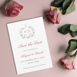 Reserve A Data Frame Floral Casamento Religioso Salvar Data