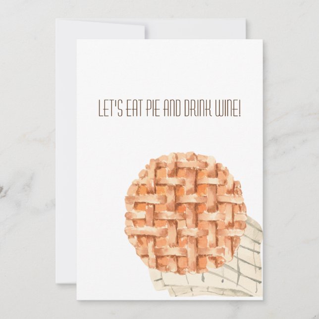 Reserve A Data Friendsgiving and Thanksgiving Invitation Card (Frente)