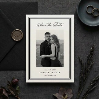 Reserve A Data Fronteira Tripla | Casamento de Foto Simples e Ele