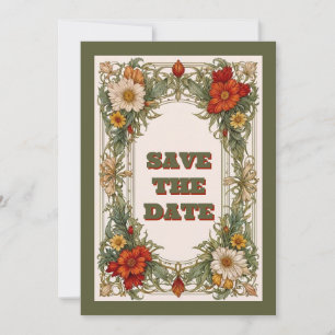 Reserve A Data Fronteira vitoriana de Ornamentado com o casamento