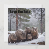 Frozen Burrow: Família de Wombat Australiana