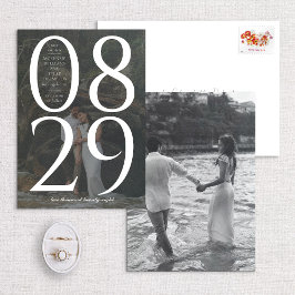 Reserve A Data Fundo de Fotografias de Data Grande e Negrito Mode