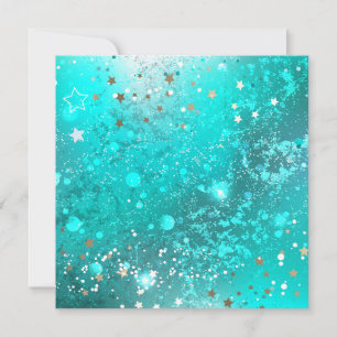 Reserve A Data Fundo do Mint Turquoise Foil