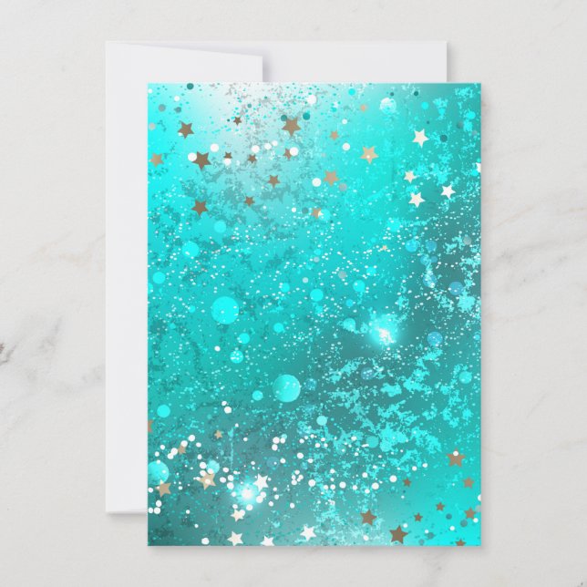Reserve A Data Fundo do Mint Turquoise Foil (Frente)