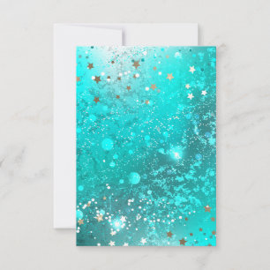 Reserve A Data Fundo do Mint Turquoise Foil