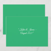 Fundo Verde de Casa - Design de Casamento