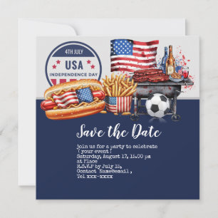 Reserve A Data Futebol 4 de julho Dia da Independência América